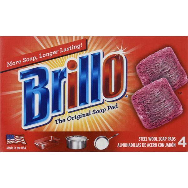 Cleaning Products and Supplies Brillo Soap Pads, Steel Wool hero