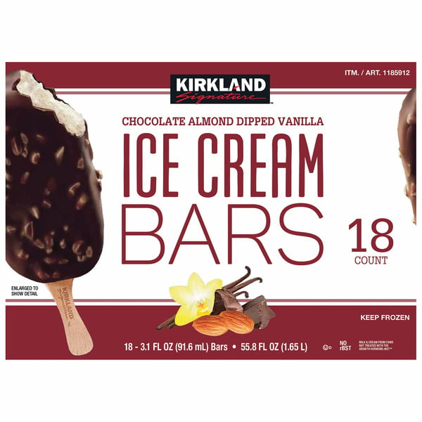 Ice Cream & Desserts Schwans Consumer Brands Chocolate Almond Dipped Vanilla Ice Cream Bars, 18 x 3.1 fl oz hero