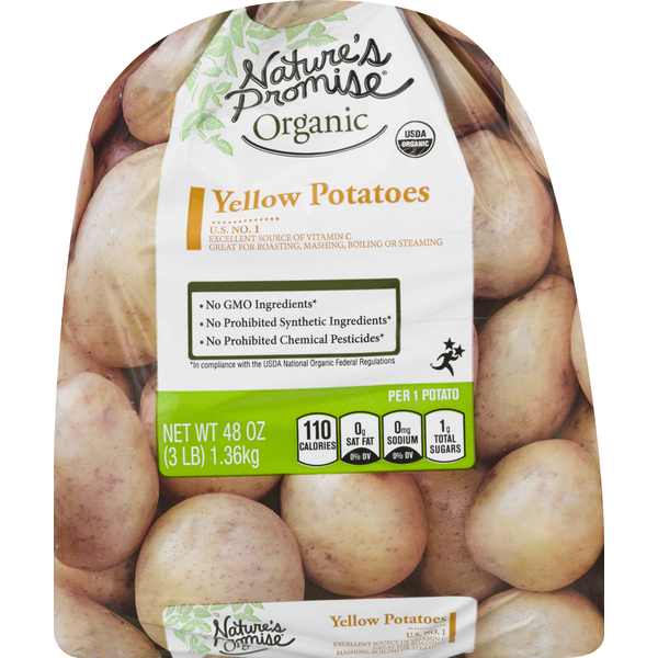 Fresh Vegetables Nature's Promise Yellow Potatoes hero