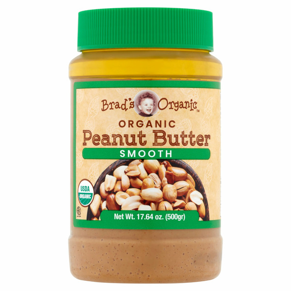 Spreads Brads Organic Peanut Butter, Smooth hero