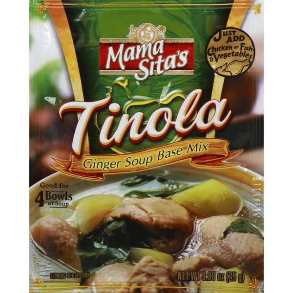 Spices & Seasonings Mama Sita Soup Base Mix, Tinola, Ginger hero