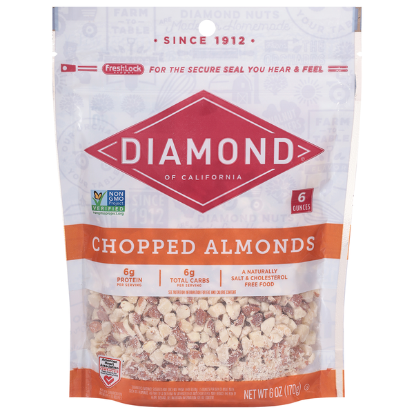 Diamond Almonds, Chopped hero