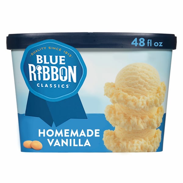 Ice Cream & Ice Blue Ribbon Classics Homemade Vanilla Frozen Dessert hero