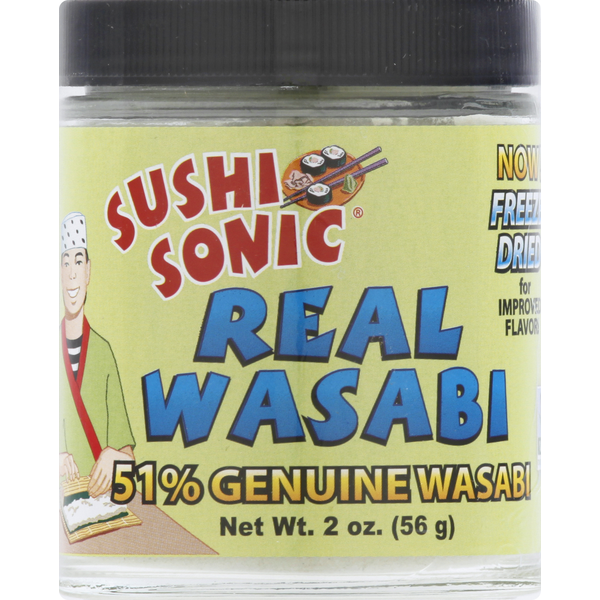 Asian Foods Sushi Sonic Real Wasabi, Freeze Dried hero