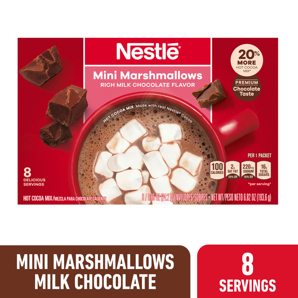 Nestle Hot Cocoa Mini Marshmallow Hot Cocoa Mix Powder For Hot Chocolate Envelopes hero