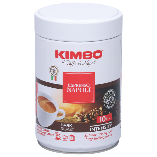 Coffee Kimbo Coffee, Ground, Dark Roast, Espresso hero