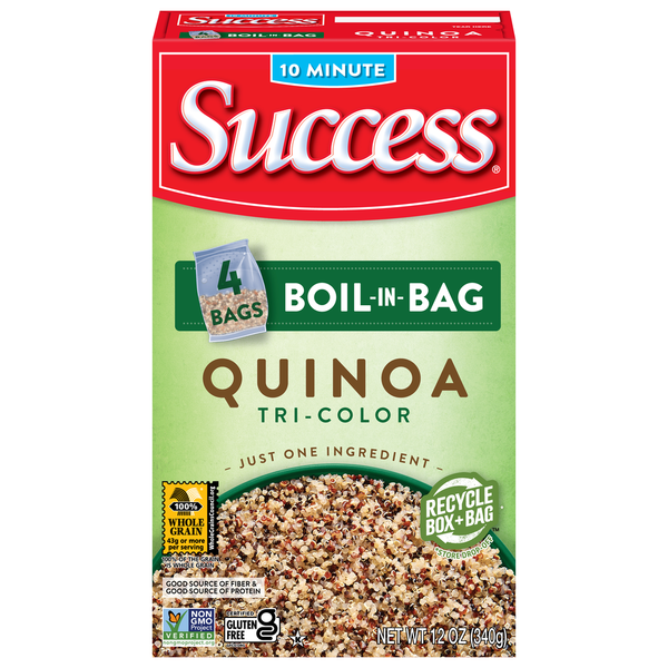 Baking Ingredients Success Quinoa, Tri-Color, Boil-in-Bag hero