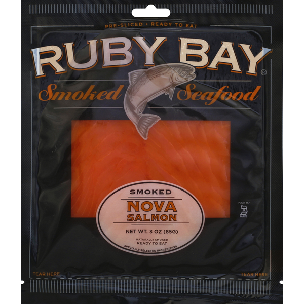 Frozen Meat & Seafood Ruby Bay Salmon, Smoked, Nova hero