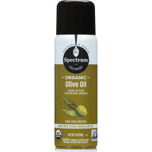 Oils & Vinegars Spectrum Cooking Spray, Organic, Non-Stick, Olive Oil hero