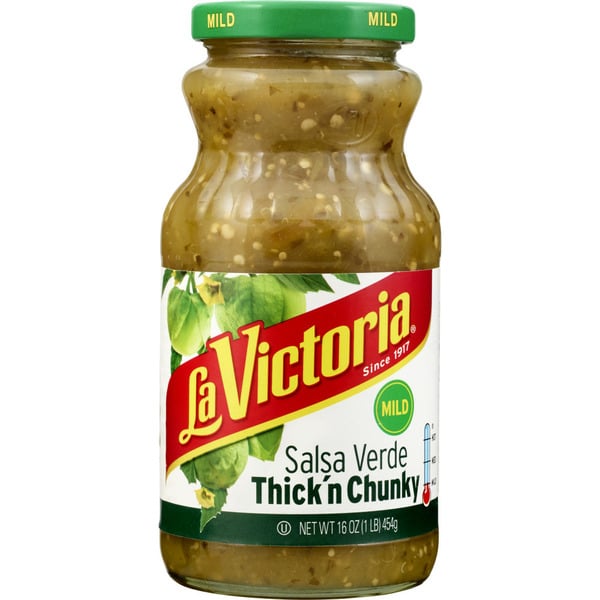 Preserved Dips & Spreads La Victoria Mild Salsa Verde Thick 'N Chunky hero