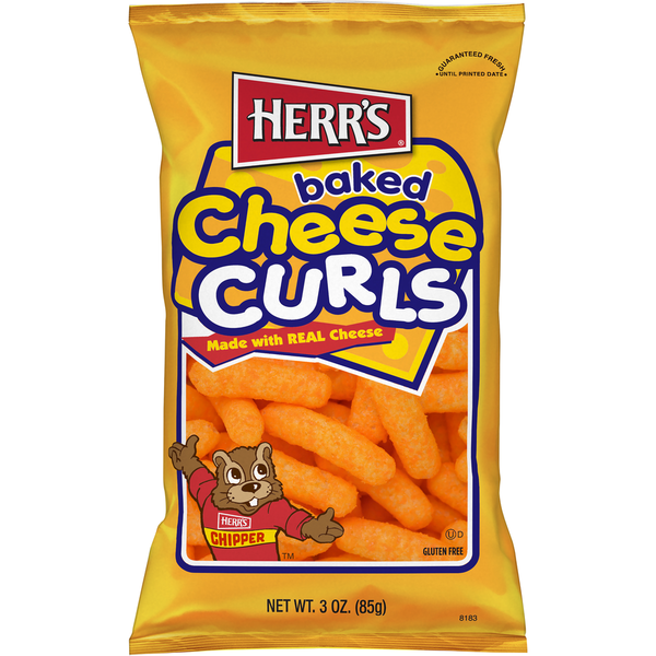 Specialty Cheeses Herr's Cheese Curls, Baked hero