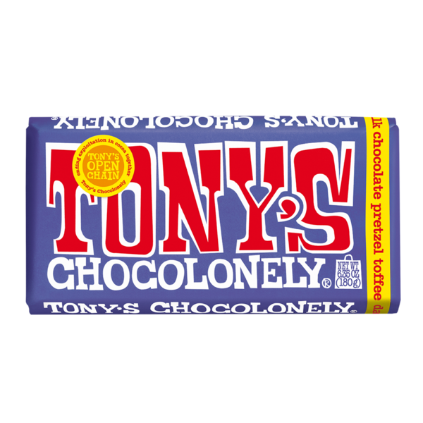 Candy & Chocolate Tony's Chocolonely Dark Milk Chocolate Pretzel hero