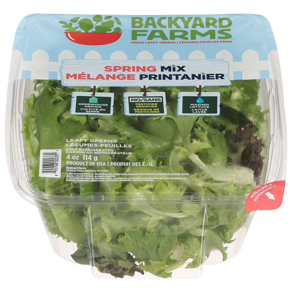 Fresh Vegetables Backyard Farmer Spring Mix hero