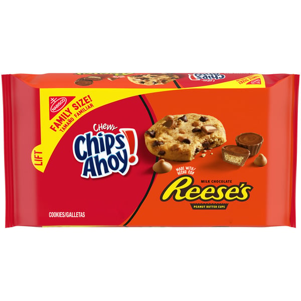 Cookies & Cakes Chips Ahoy! Chewy Reese’S Peanut Butter Cup Cookies hero