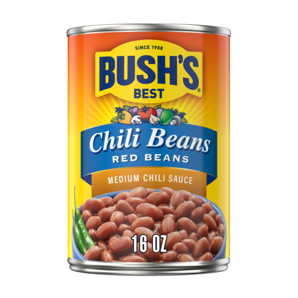 Holiday Items Bush's Best Red Beans in a Medium Chili Sauce hero