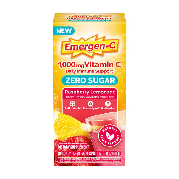 Cocoa & Drink Mixes Emergen-C Zero Sugar Immune Support Powder hero