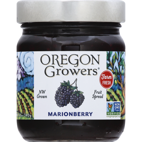 Spreads Oregon Growers Fruit Spread, Marionberry hero