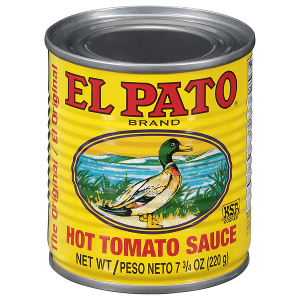 Latino Foods El Pato Tomato Sauce, Hot, The Original hero