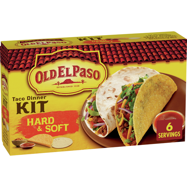 Tortillas & Flat Bread Old El Paso Taco Dinner Kit, Hard & Soft hero