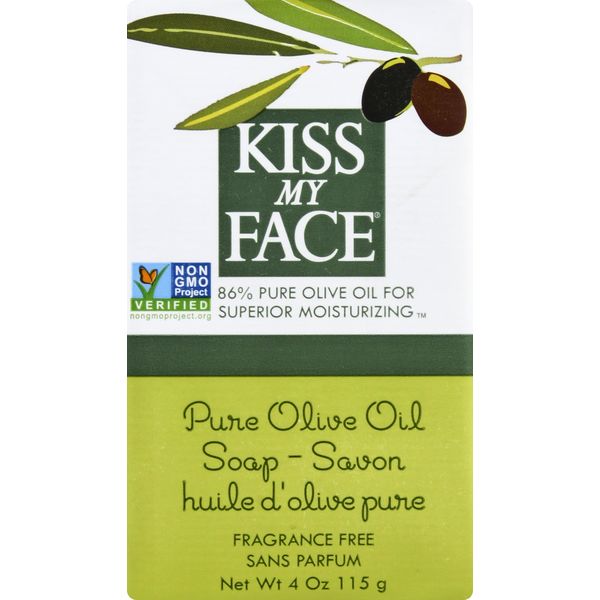 Body Lotions & Soap Kiss My Face Soap, Pure Olive Oil hero