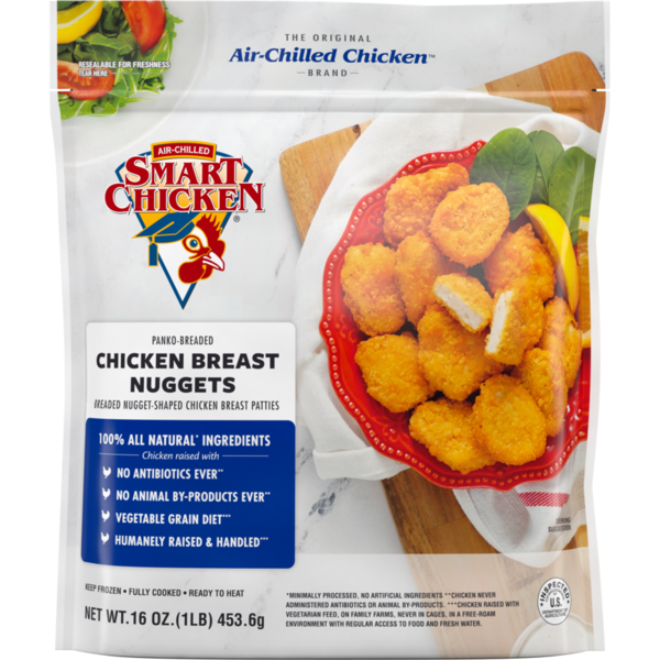 Smart Chicken FC, Panko Breaded Chicken Breast Nuggets, Breaded NUG SHP CKN BST PAT hero