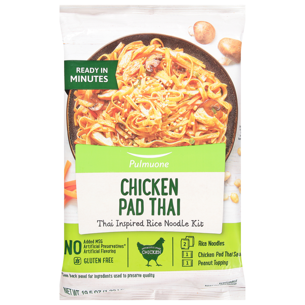 Frozen Meals Pulmuone Pad Thai, Chicken hero