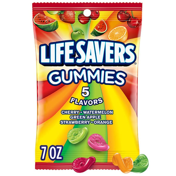 Candy & Chocolate Life Savers Gummy Candy, 5 Flavors hero