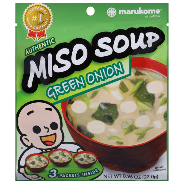 Asian Foods Marukome Miso Soup, Green Onion hero