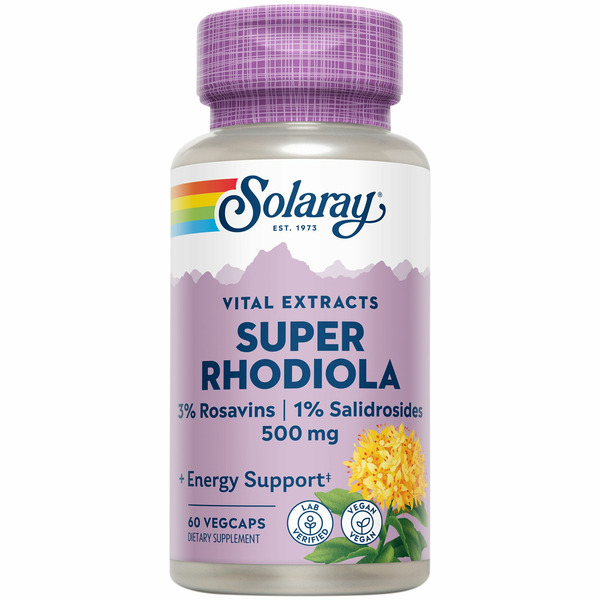 Energy & Stress Support Solaray Super Rhodiola Root Extra hero