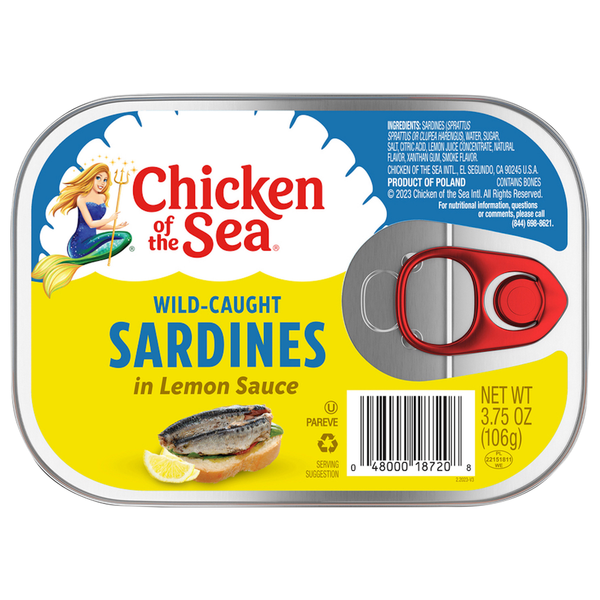 Chicken of the Sea Sardines hero