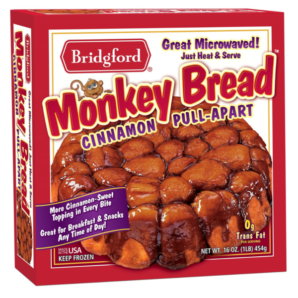 Frozen Dessert Bridgford Heat & Serve Cinnamon Monkey Bread hero