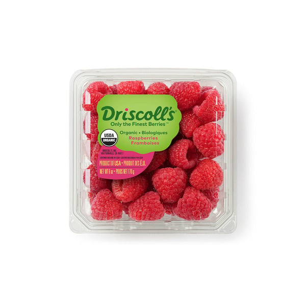 Berries & Grapes Driscoll's Organic Raspberries hero