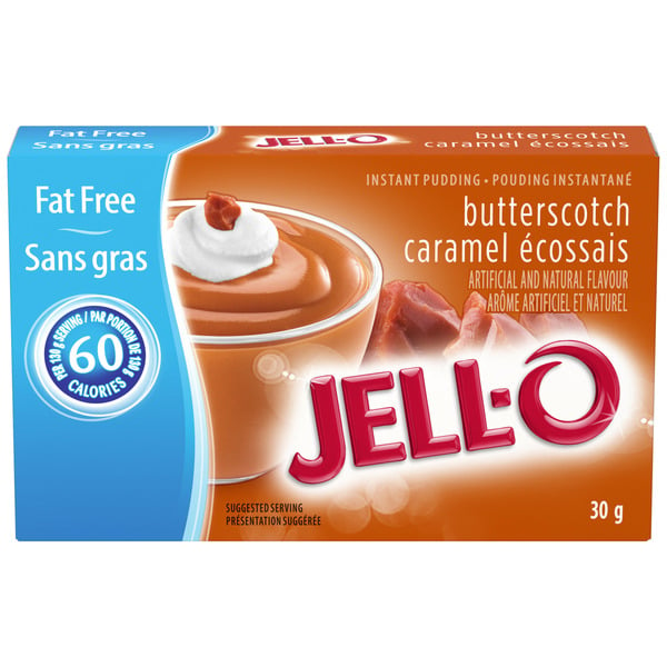 Doughs, Gelatins & Bake Mixes Jell-O Fat Free Butterscotch Instant Pudding Mix hero