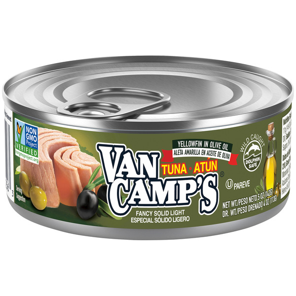 Canned Meat, Seafood & Beans Van Camp’s Yellowfin, Fancy Solid Light hero