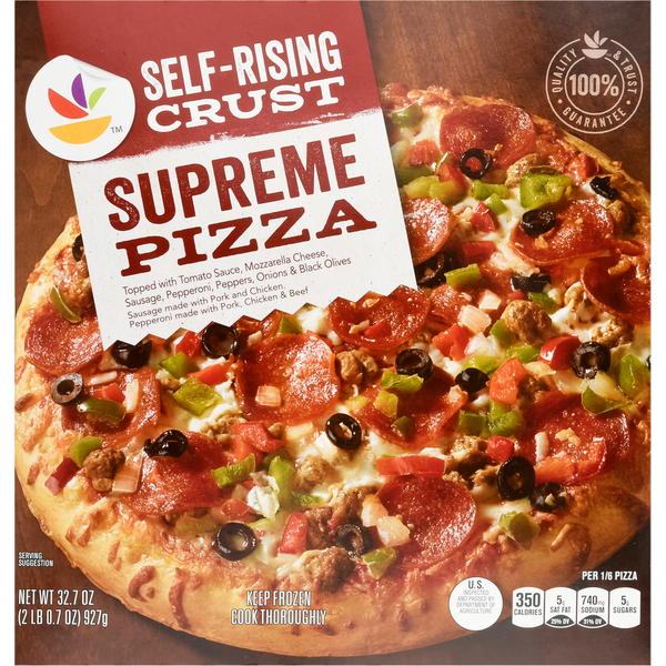 Frozen Pizza Store Brand Pizza, Supreme, Self-Rising Crust hero