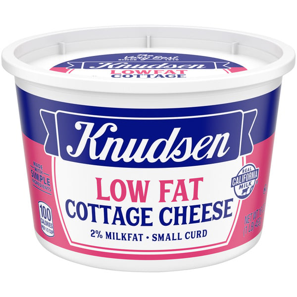 Other Creams & Cheeses R.W. Knudsen Family Lowfat Small Curd Cottage Cheese with 2% Milkfat, oz Tub hero