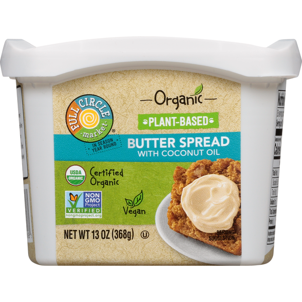 Spreads Full Circle Butter Spread, With Coconut Oil hero