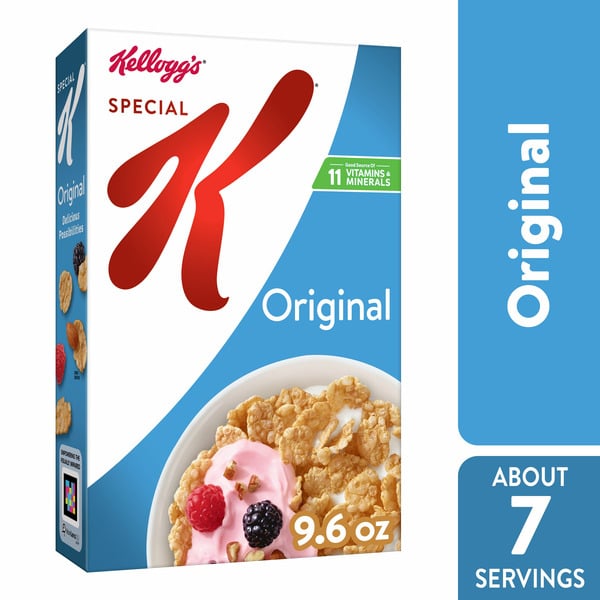 Cereal & Granola Kellogg’s Special K Cold Breakfast Cereal, 11 Vitamins and Minerals hero