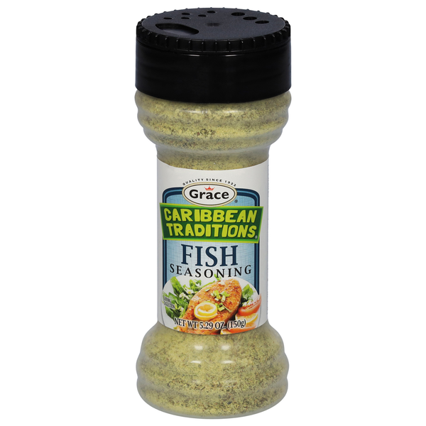 Spices & Seasonings Grace. Caribbean Traditions Fish Seasoning hero