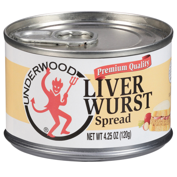 Canned Meat & Seafood Underwood Spread, Liver Wurst hero