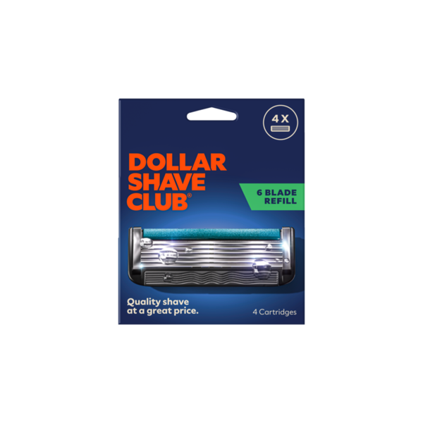 Shave Needs Dollar Shave Club 6-Blade Razor Refill Cartridges hero