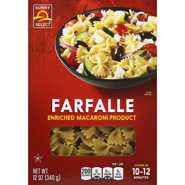 Dry Pasta Sunny Select Farfalle hero