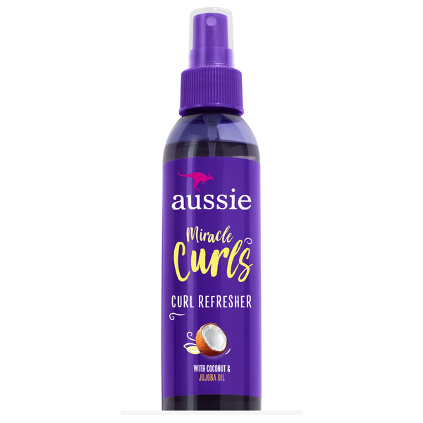 Hair Care Aussie Miracle Curls Refresher Spray Gel with Coconut & Jojoba hero