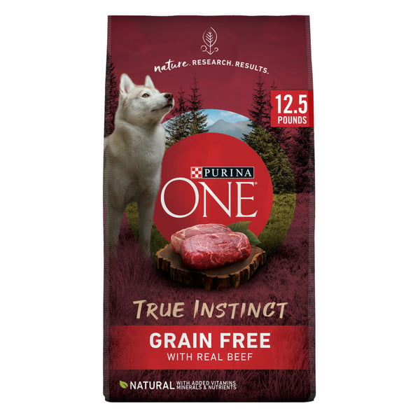 Dog Food & Care Purina ONE Grain Free Natural Dry Dog Food, True Instinct With Real Beef hero