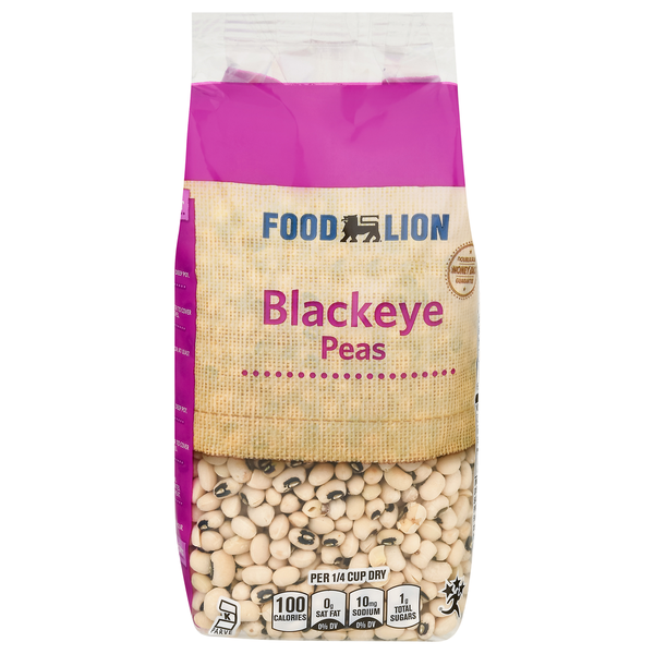 Canned Meals & Beans Food Lion Blackeye Peas hero