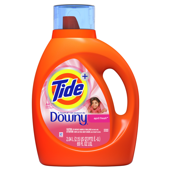 Laundry Care Tide Liquid Laundry Detergent with Touch of Downy, April Fresh, 44 loads hero