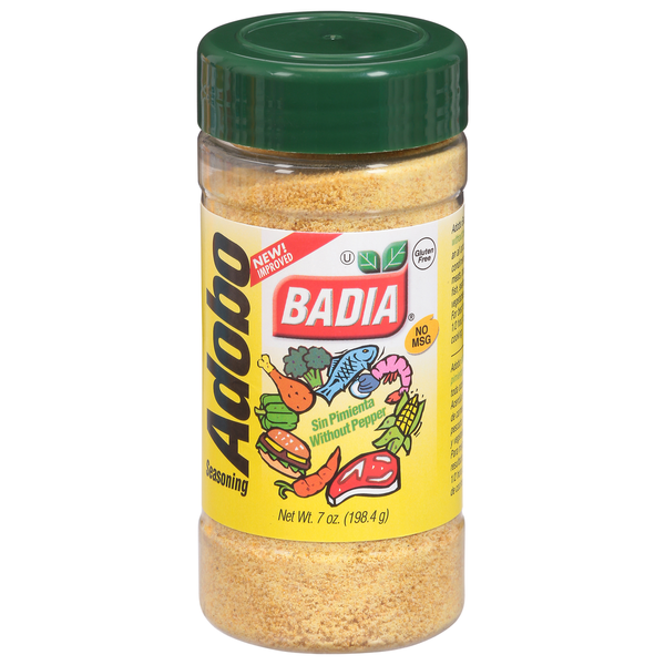 Spices & Seasonings Badia Spices Seasoning, without Pepper, Adobo hero