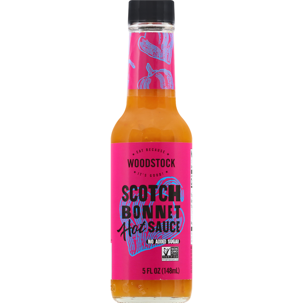 Condiments WOODSTOCK Hot Sauce, Scotch Bonnet hero