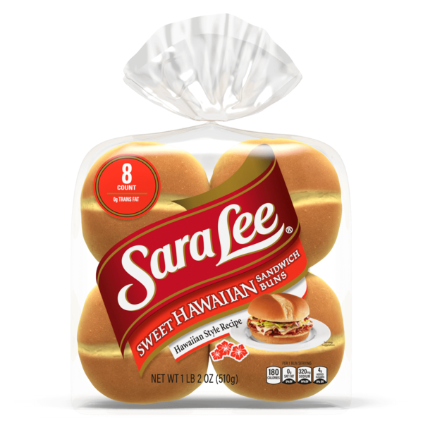 Buns & Rolls Sara Lee 8 count, Hawaiian Sandwich Buns hero