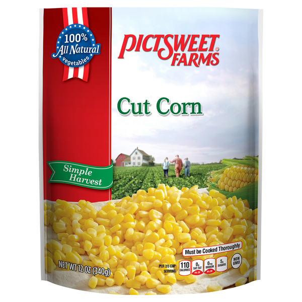 Frozen Vegetables Pictsweet Farms Cut Corn, Stand Up Bag hero